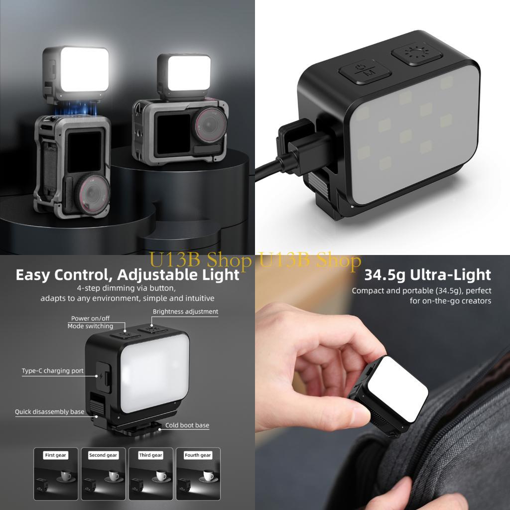 Photography Lighting Reference - U13B IPX4 spritzwassergeschützte Mini-Kameraleuchte mit 150