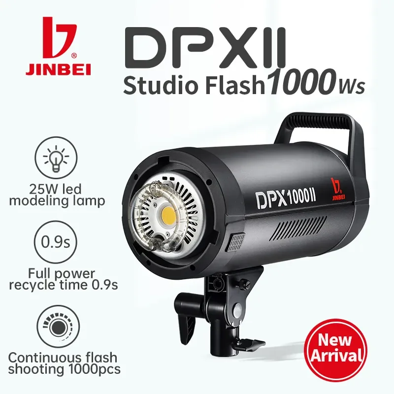Photography Lighting For Clothing - JINBEI DPX1000II Professioneller Studioblitz 1000W GN103