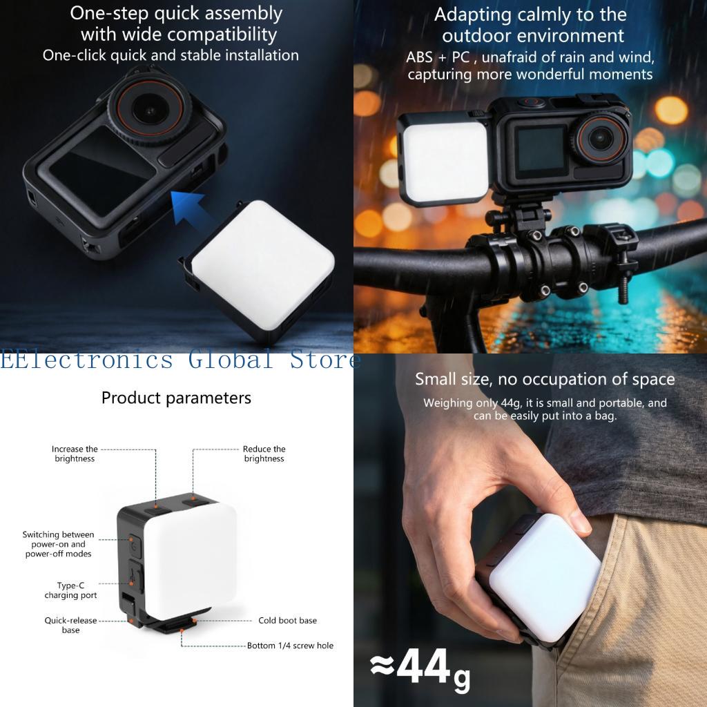 Photography Lighting Reference - 462B Tragbare LED-Videoleuchte Typ C Wiederaufladbare