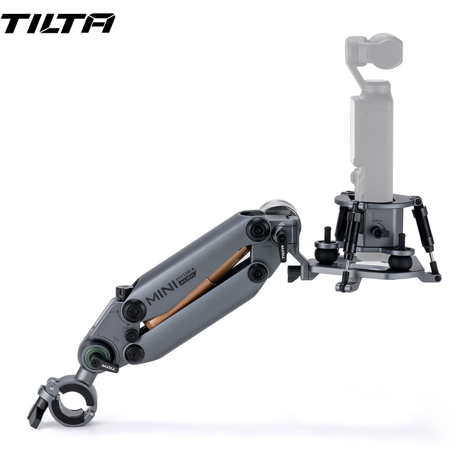 Insta360 Camera X3 - Tilta Hydra Alien Mini-Fahrrad-Set, stoßdämpfender Arm,