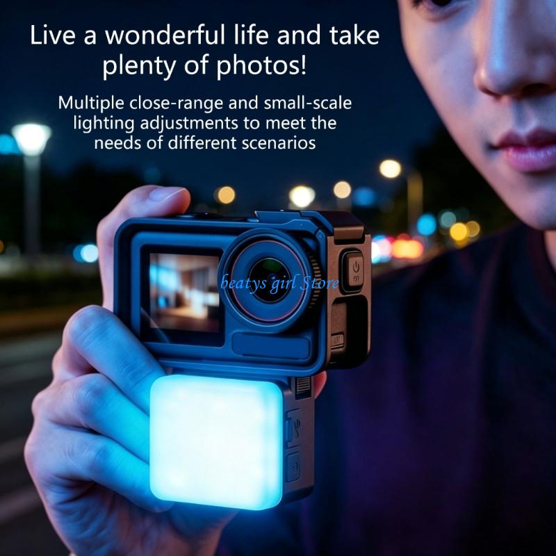 Photography Lighting Reference - C7AB LED-Videoleuchte, Kameraleuchte, 3000 K-7000 K,