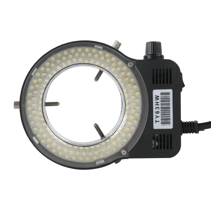 Photography Lighting Products - Einstellbare 144-LED-Ringlichtlampe für Industrie-Stereomikroskope, Videokameras und