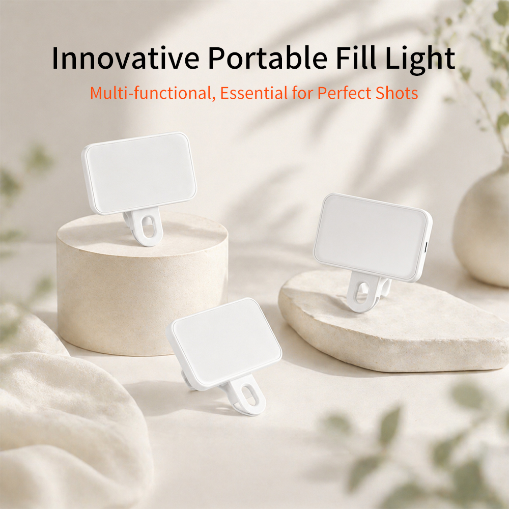 Photography Lighting Online - LED-Telefonlichtlampe, tragbare Selfie-Beauty-Lampe für Live-Fotografie, Notebook-Clip-on-Taschenlampe