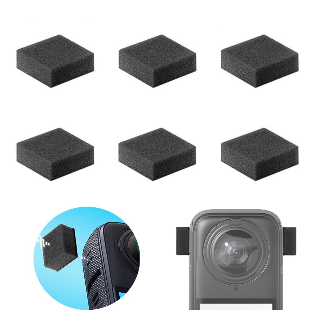 Insta360 Camera X3 - 6Pcs Mic Windschutz Für Insta360 X4