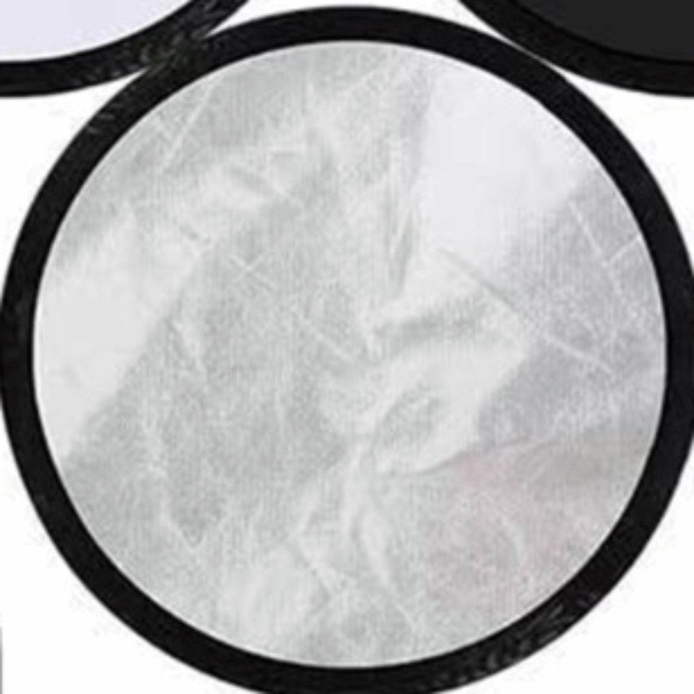 Reflector Disc Silver - 30cm Fotografie-Lichtreflektor 5-in-1 Set Silber &