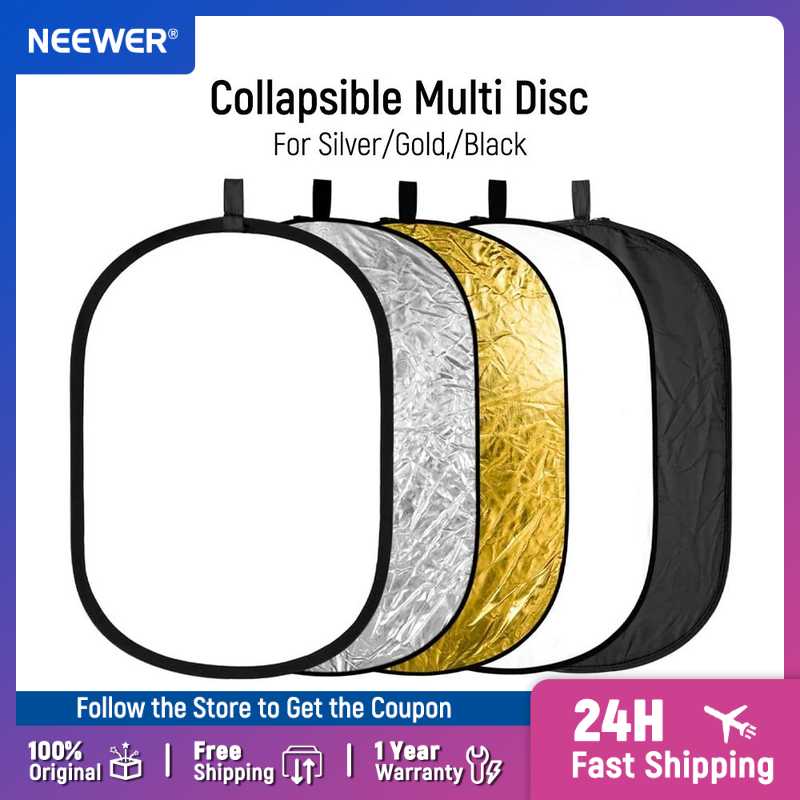 NEEWER Lichtreflektoren für di – Reflector Disc Silver Bewertung und Preis