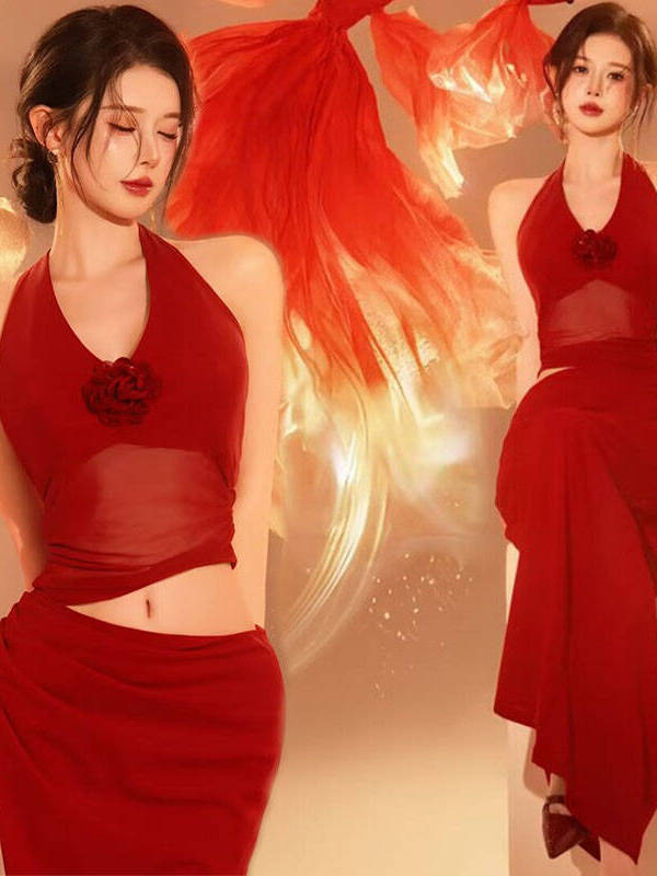 Rotes Neujahrs-Fotografie-Kost – Photography Lighting For Clothing Bewertung und Preis
