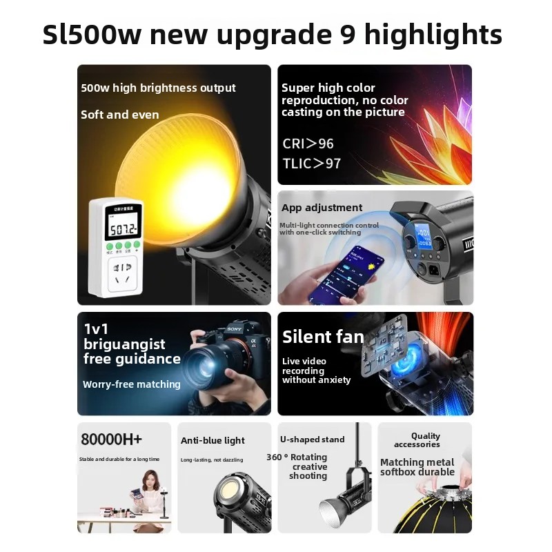 500W Live-Stream-Beleuchtung,  – Photography Lighting For Clothing Bewertung und Preis