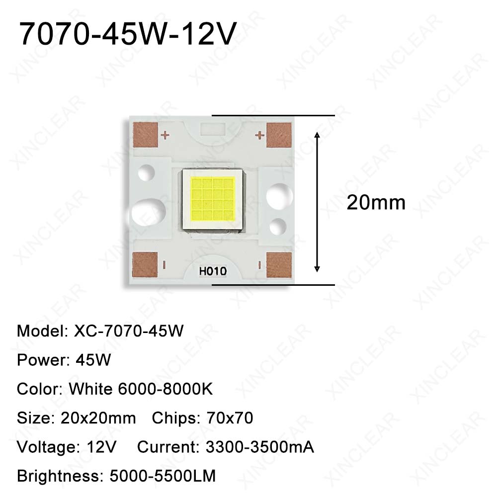 SMD 5050 7070 LED-Chip 20 W 45 – Photography Lighting Diy Bewertung und Preis