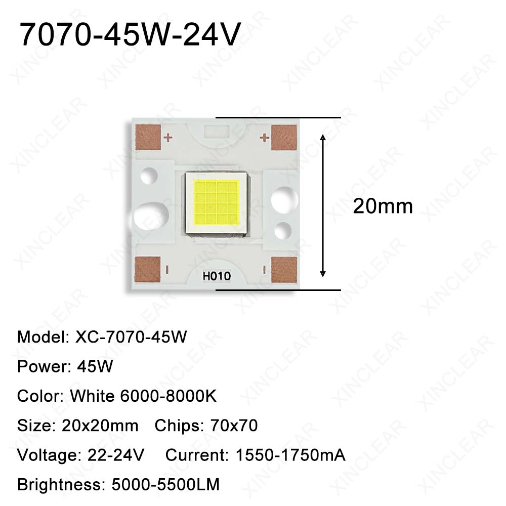 SMD 5050 7070 LED-Chip 20 W 45 – Photography Lighting Diy Bewertung und Preis