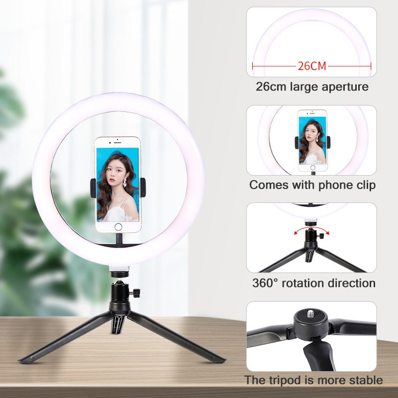 26 cm 10 zoll Led Ring Selfie  – Photography Lighting Products Bewertung und Preis