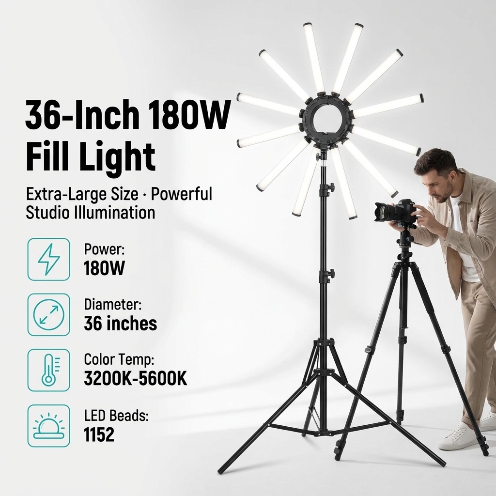 12-Arm Multi-Röhren Fotografie – Photography Lighting Studio Bewertung und Preis