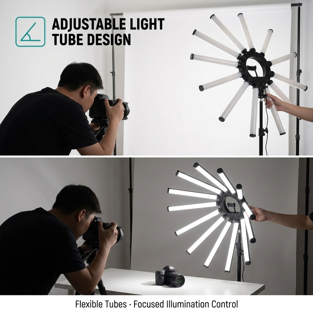 12-Arm Multi-Röhren Fotografie – Photography Lighting Studio Bewertung und Preis