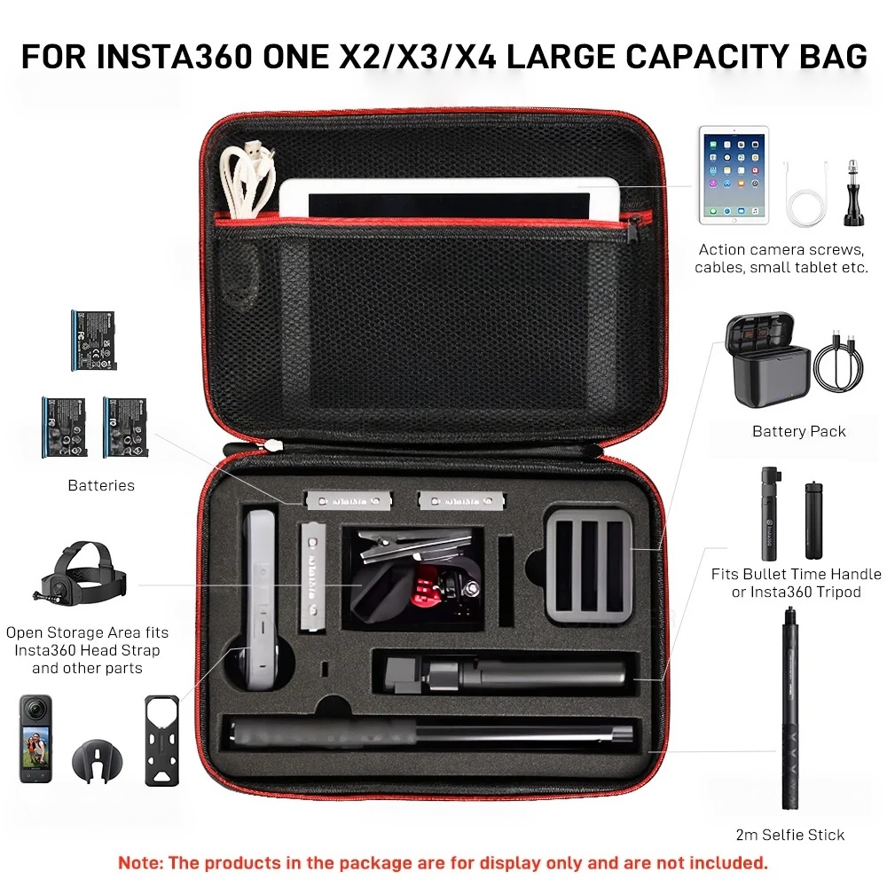 Box für Insta360 X5 X4 X3 X2,  – Insta360 Camera X3 Bewertung und Preis
