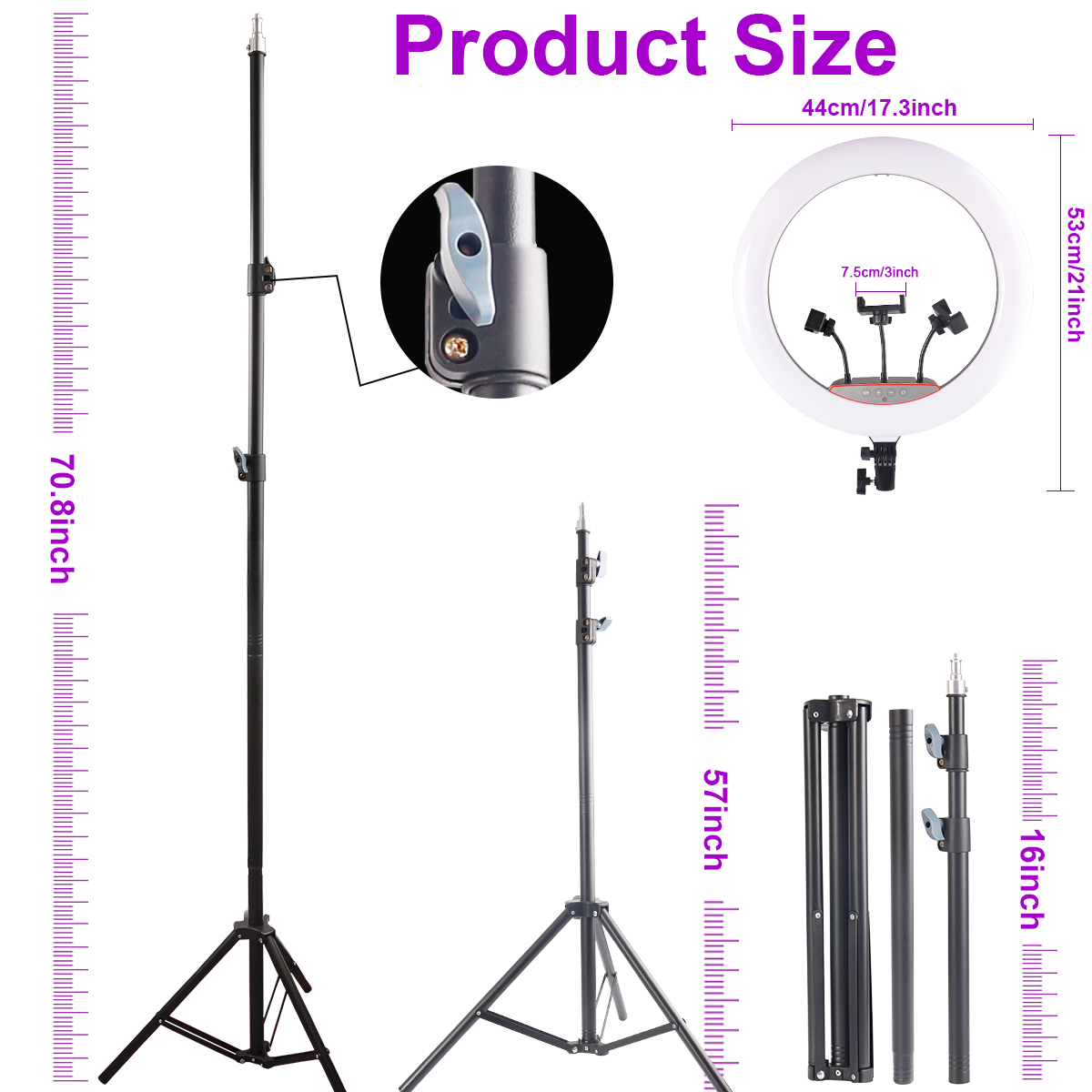 Professionelles 18-Zoll-Ringli – Photography Lighting Online Bewertung und Preis