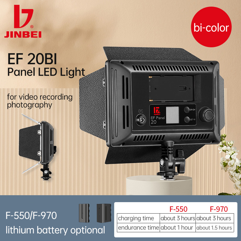 JINBEI EF20BI LED-Videoleuchte – Photography Lighting Options Bewertung und Preis